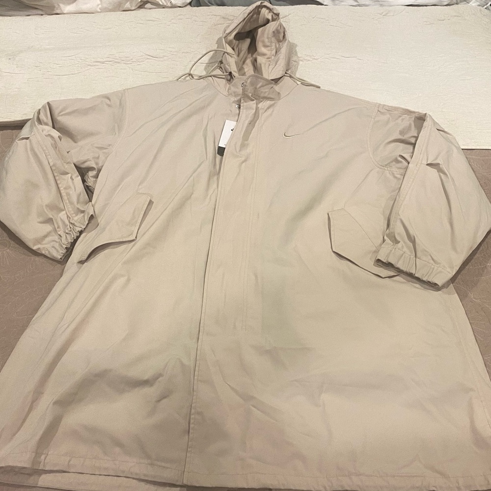 Nike Therma-Fit Life 3 in 1 Parka Jacket Light Tan /Green Men's Size XL